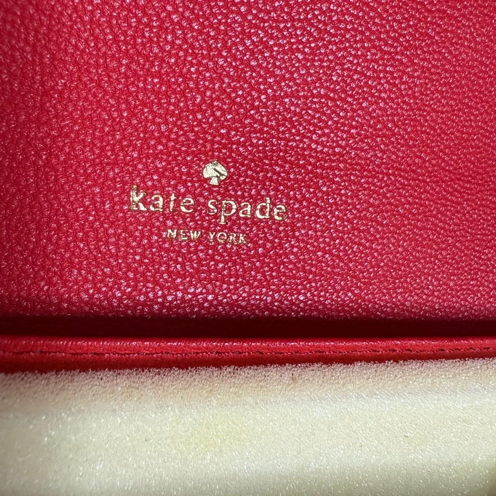 Kate Spade Silver and Red Detail